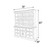 Farmhouse Cote De Azur Hutch In White Chalk And Natural Finish 12008048 By AFD