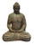 Buddha Sitting Lotus Classic Large 59 Inches Tall Black Earthy Finish Indoor Outdoor, Statue,Garden,Sculpture 12015783 By AFD