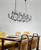 Barcelona Smoked Stainless And Crystal Chandelier 12016303 By AFD