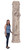 Roman Girl With Bowl Pilaster Stone Cast 12018967 By AFD