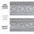 Grey And Silver Crown Molding 92 Inch 12019218 By AFD