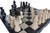 Chess Set Complete Black And White Marble 33 Pce Hand Made, 12019432 By AFD