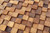 Mountain Studios Teak Mosaic Parquet Panel 98.5 Inch, Hand Made, Wall,Art,Modern,Rustic 12019446 By AFD