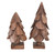 Mountain Studios Teak Tree Set Of 2 12019571 By AFD