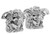 Medusa Vases Silver Set Of 2 12021192 By AFD
