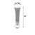 Czar Fluted Crystal Tall Table Vase 24H 12027437 By AFD