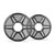 Gray Grilles For 7.7In Speakers (Stereo Accessories) - SKU184265