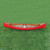 Red Wooden Canoe 10Ft With Ribs Curved Bow K019 By OMH