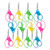 Westcott Soft Handle 5" Kids Scissors, Pointed, Assorted Colors, Pack Of 12 ACM14727-12