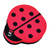 Ashley Magnetic Whiteboard Eraser, Ladybug ASH10015