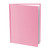 Young Pink Hardcover Blank Book, White Pages, 8"H X 6"W Portrait, 14 Sheets/28 Pages ASH10713