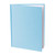 Young Blue Hardcover Blank Book, White Pages, 8"H X 6"W Portrait, 14 Sheets/28 Pages ASH10714