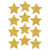 Ashley Die-Cut Magnets, 3" Gold Sparkle Stars, Pack Of 12 ASH30400