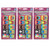 Ashley Non-Magnetic Mini Whiteboard Erasers, Color Owls, 10 Per Pack, 3 Packs ASH78007-3