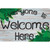 Smart Welcome Mat With Slip Resistant Backing, 15.5" X 23.5", Beech Wood Greenery Everyone Is Welcome Here ASH91510