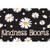Ashley The Original Fun Mat, Welcome Mat, 15.5" X 23.5", Kindness Daisies Welcome ASH91525