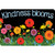 Ashley The Original Fun Mat, Welcome Mat, 15.5" X 23.5", Kindness Poppy Welcome ASH91528