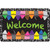 Ashley The Original Fun Mat, Welcome Mat, 15.5" X 23.5", Welcome Crayons Composition ASH91556