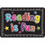 Ashley The Original Fun Mat, Welcome Mat, 15.5" X 23.5", Reading Is Fun ASH91557