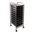 Advantus 10-Drawer Rolling Cart, Smoke AVT34007