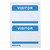 Sicurix Visitor Adhesive Badges, Blue, Pack Of 100 BAU67630