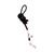 Sicurix Standard Lanyard Hook Rope Style, Black BAUM68909