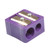Baumgartens Dual Hole Plastic Pencil Sharpener, Assorted Colors BAUMMR3320