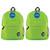 Bazic Classic Backpack 17" Lime Green, Pack Of 2 BAZ1054-2