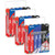 Bazic Permanent Markers, Desk Style, Chisel Tip, Assorted Colors, 12 Per Box, 3 Boxes BAZ1273-3