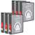 Bazic View Binder, 3-Ring, 1", 2 Pockets, Black, Pack Of 6 BAZ3122-6