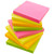 Bazic Stick On Notes, 3" X 3", Neon, 90 Sheets, Pack Of 12 BAZ5162