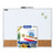 Bazic Aluminum Framed Magnetic Dry Erase/Cork Combo Board, 16" X 20" BAZ6053