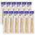 Bazic Assorted Round Natural Wooden Dowel, 10 Per Pack, 12 Packs BAZ6813-12