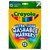 Crayola Ultra-Clean Markers, Fine Line, Assorted Colors, 12 Count BIN587813