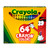 Crayola Crayons, Regular Size, 64 Count With Sharpener BIN64