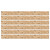 Carson We Belong Speckled Kraft Paper Straight Borders Per Pack, 36 Feet Per Pack, 6 Packs CD-108496-6