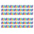 Carson We Stick Together Rainbow Burst Scalloped Bulletin Board Borders, 39 Feet Per Pack, 6 Packs CD-108518-6