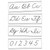 Carson Farmhouse Alphabet Line: Cursive Bulletin Board Set CD-110574