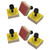 Ready Clock Stamp Set, 3 Per Set, 2 Sets CE-099-2