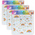 Ready Foam Stickers - Unicorns And Rainbows - 180 Per Pack - 3 Packs CE-10086-3