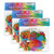 Ready Glitter Foam Stickers - Numbers - Multicolor - 120 Per Pack - 3 Packs CE-10099-3