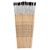 Charles Easle Brushes, 1/4" Wide, Stubby Handle, Natural Bristles, Pack Of 12 CHL73125