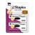 Charles Standard Color Staples, Assorted Colors, 1000 Per Box, 2 Boxes CHL80262