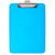 Charles Plastic Clipboard, Letter Size, Low Profile Clip, Neon Blue CHL89715
