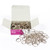 Charles Loose Leaf Rings With Snap Closure, Nickel Plated, 1/2 Inch Diameter, 100/Box CHLR09