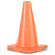 Champion Hi-Visibility Flexible Vinyl Cone, Weighted, 12", Orange CHSC12OR