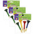 Creativity Beginner Paint Brushes, Door Knob Handles, 4 Assorted Colors, 5" Long, 4 Brushes Per Pack, 3 Packs CK-5181-3