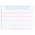 Pacon Handwriting Whiteboard, 2-Sided, Ruled/Plain, 1" X 1/2" X 1/2" Ruled, 9" X 12", 10 Boards CK-987710