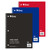 C-Line 5-Subject Notebook, Wide Ruled, 180 Sheets, Assorted Colors, Pack Of 3 CLI22051-3