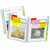 C-Line 10-Pocket Poly Portfolio With Write-On Index Tabs, Spiral Bound, 5-Tab, Clear With Assorted Color Tabs CLI33650